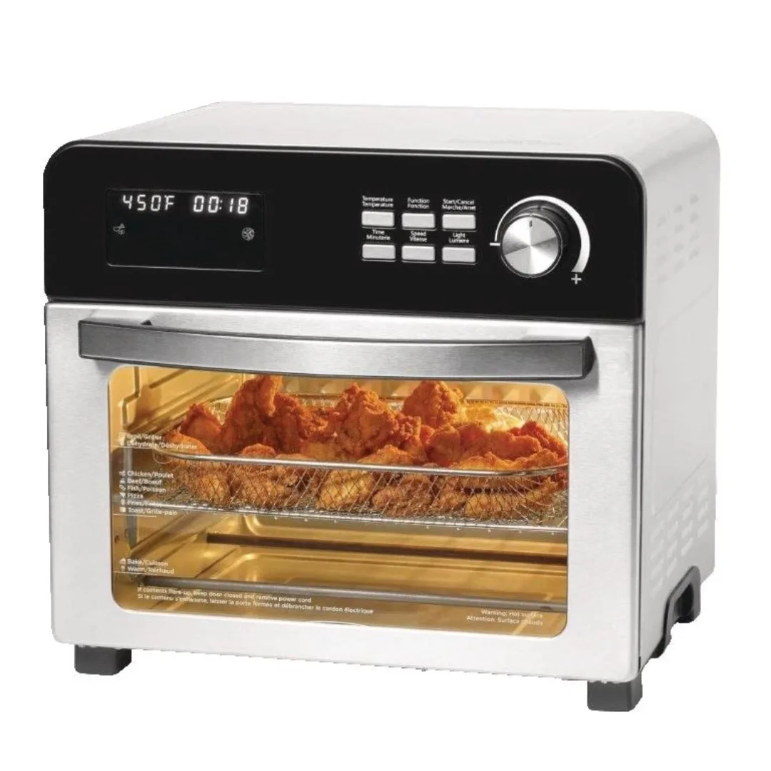 Heritage digital convention air fryer toaster oven silver image indicator(3)