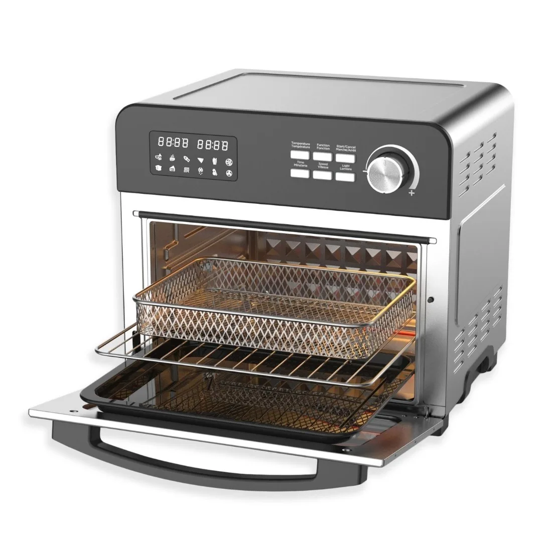 Heritage digital convention air fryer toaster oven silver image indicator(4)