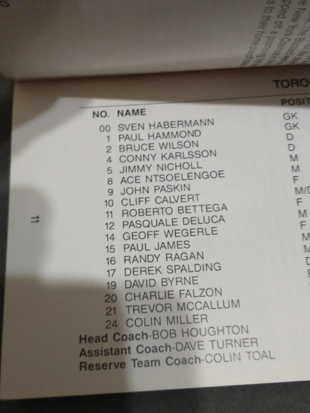 Rare NASL Toronto Blizzard '84 World Class Soccer Media Guide image indicator(2)