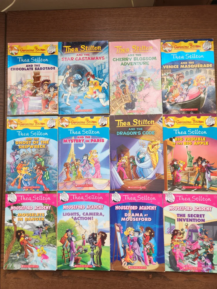 Thea Stilton books for kids - set of 12 thumbnail