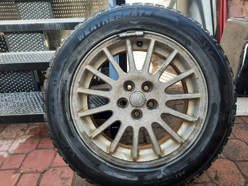 All terrain 205/60R16 tires with rims - $175 (Vancouver) image indicator(2)