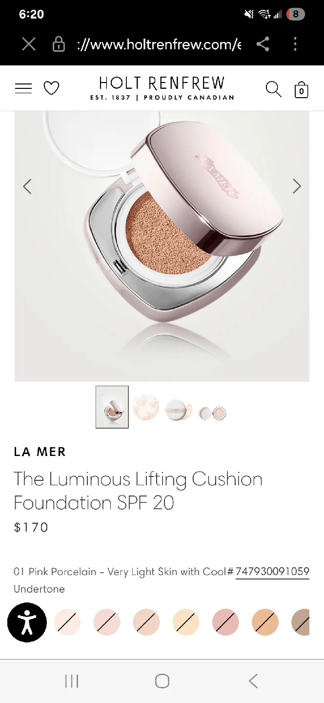 La Mer Luminous Lifting Cushion Foundation SPF 20 thumbnail