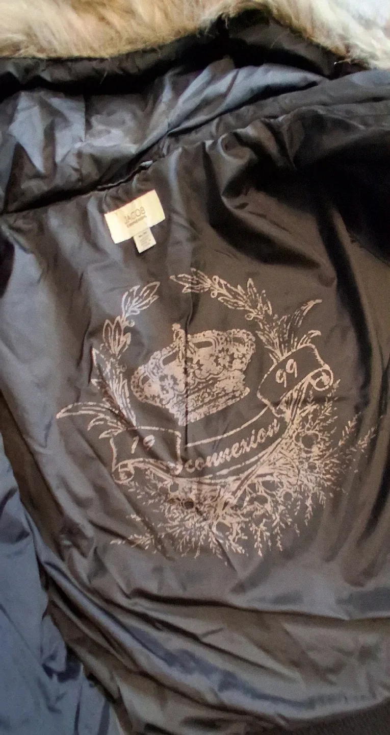 Black Puffer Jacket size medium image indicator(2)