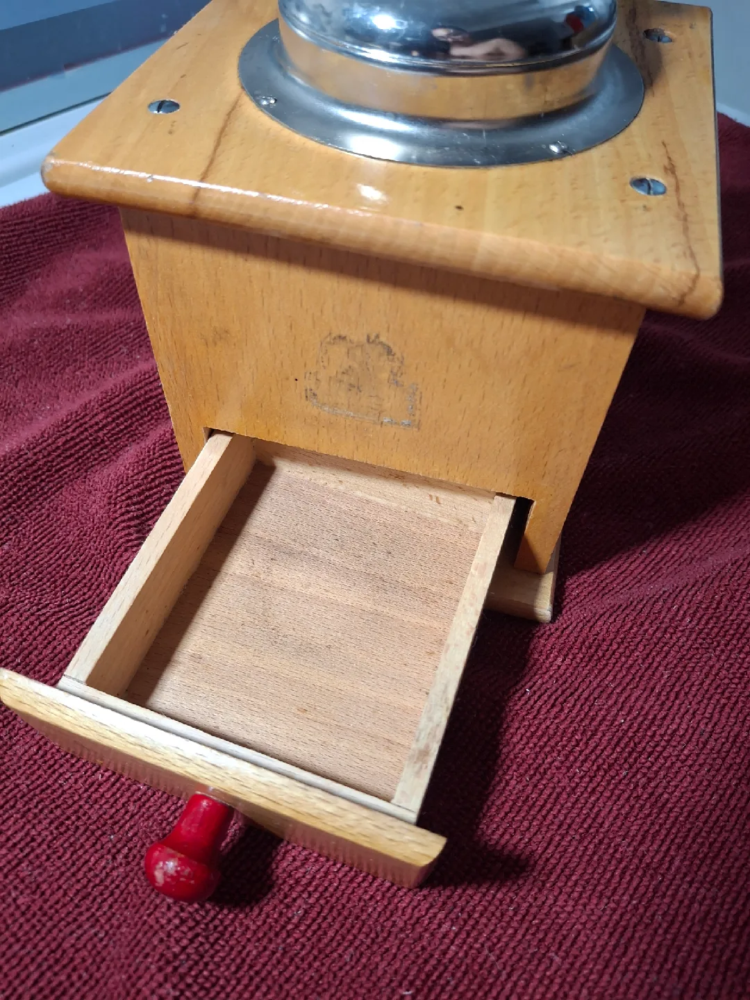 Vintage manual Coffee Grinder / mill box image indicator(5)