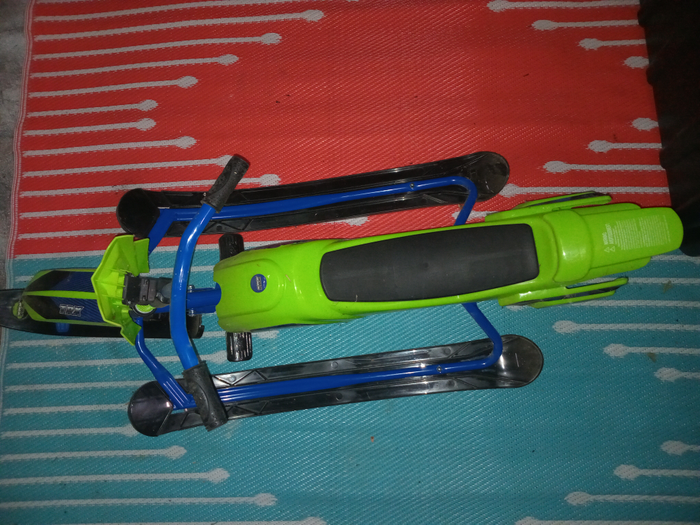 Thunder Rider Snow Sled - Green & Blue - photo 2