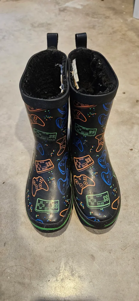 Video Game themed rain boots, Size 12 image indicator(2)