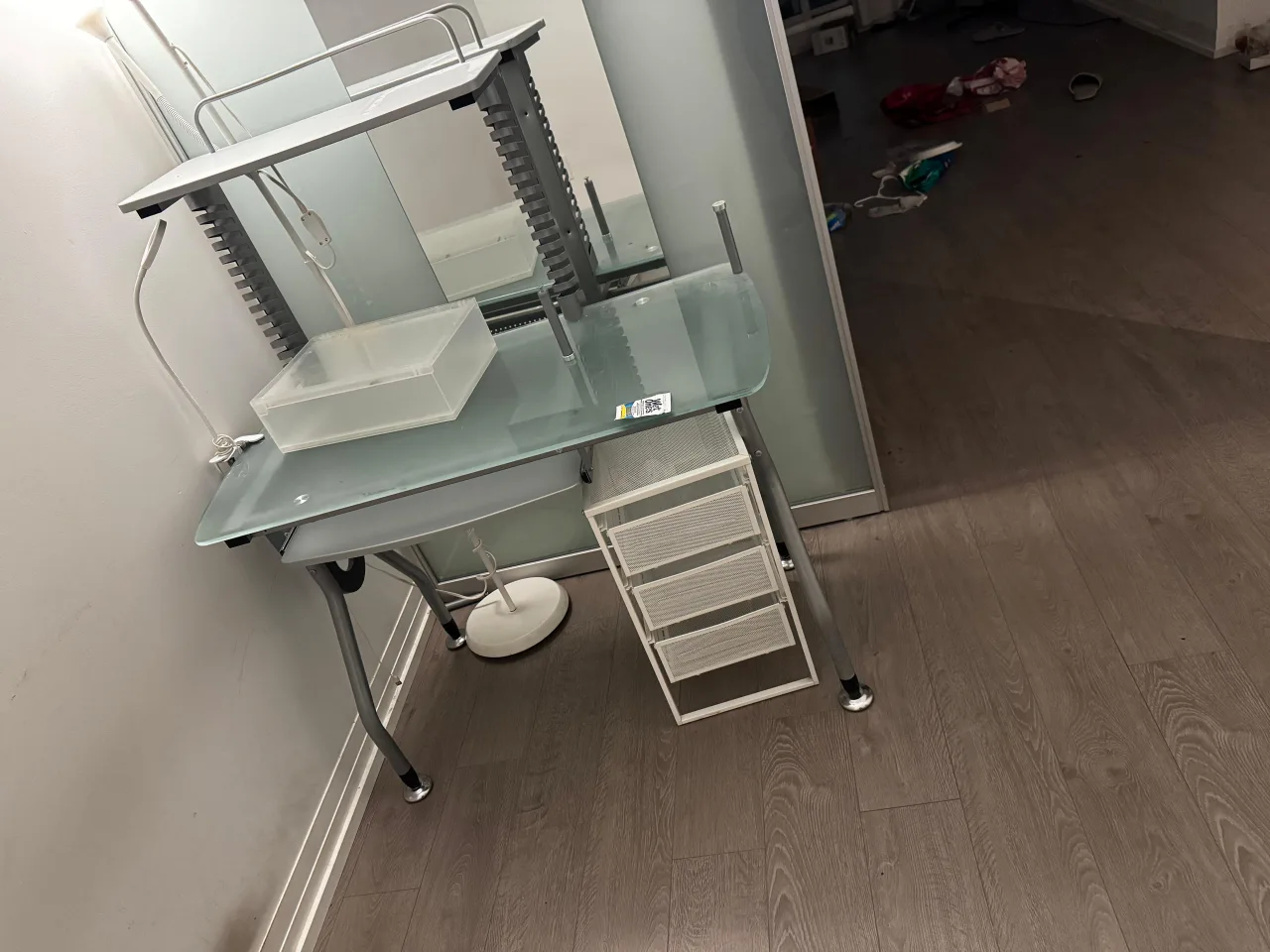 Glass Top Computer Desk thumbnail