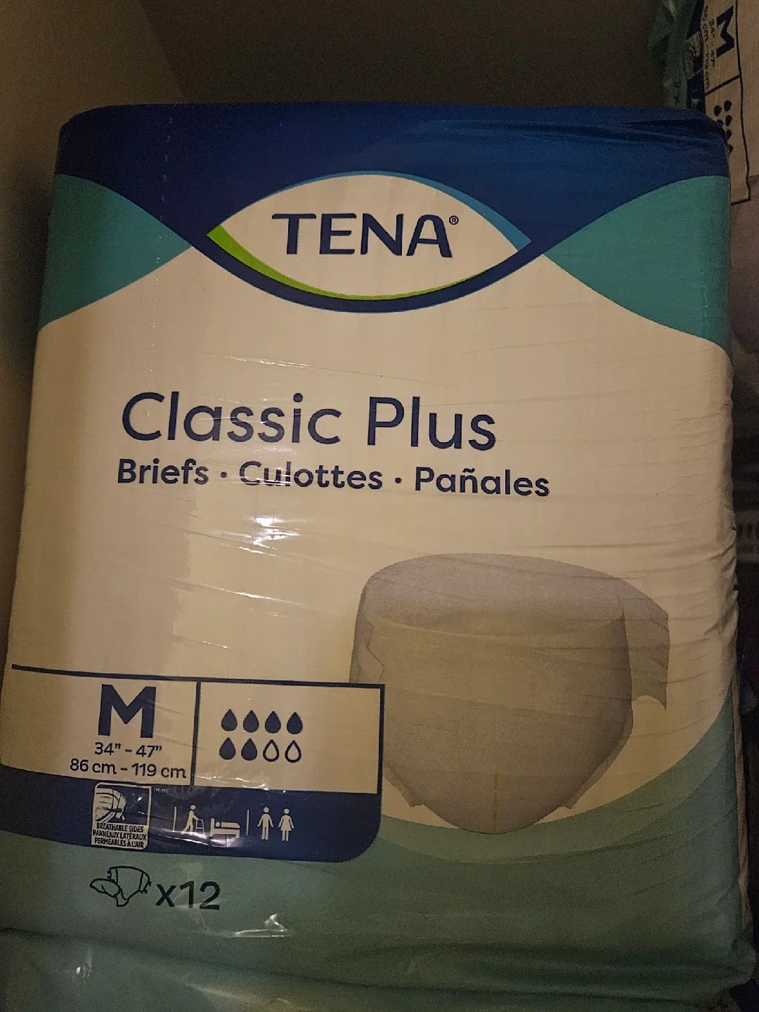 TENA Classic Plus Briefs, Medium Size image indicator(2)