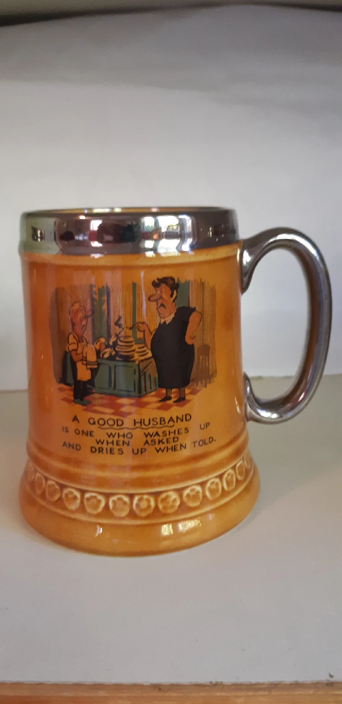 4 Vintage British Beer Steins - photo 3