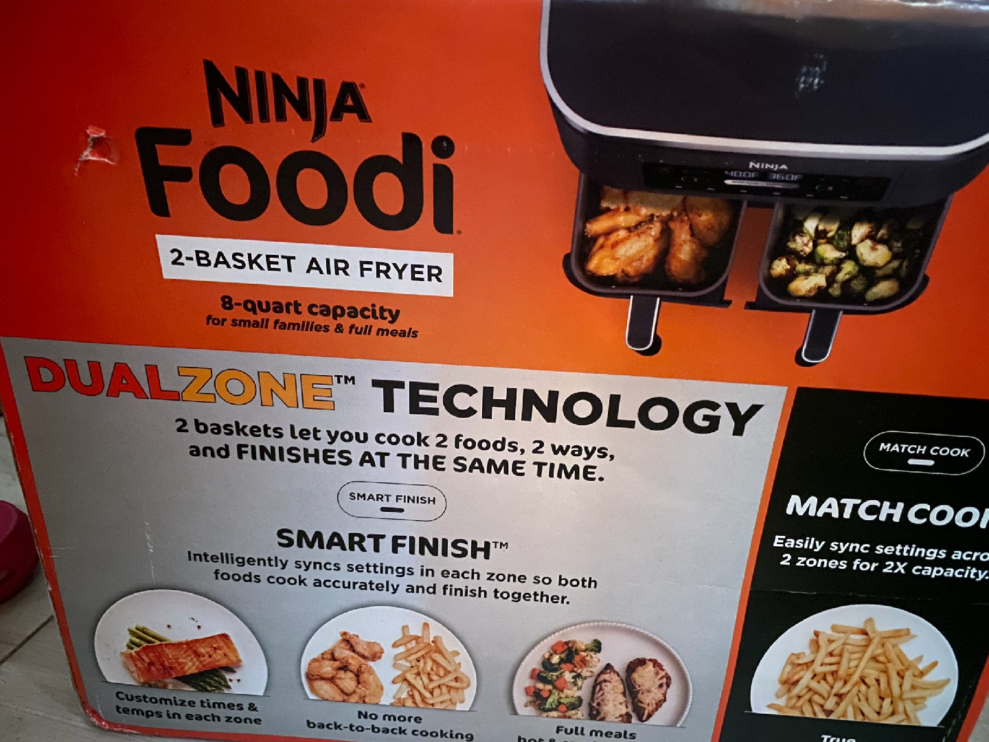 Ninja Foodi 2 basket air fryer