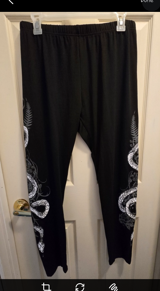 Romwe Black Leggings - Size XL - photo 2
