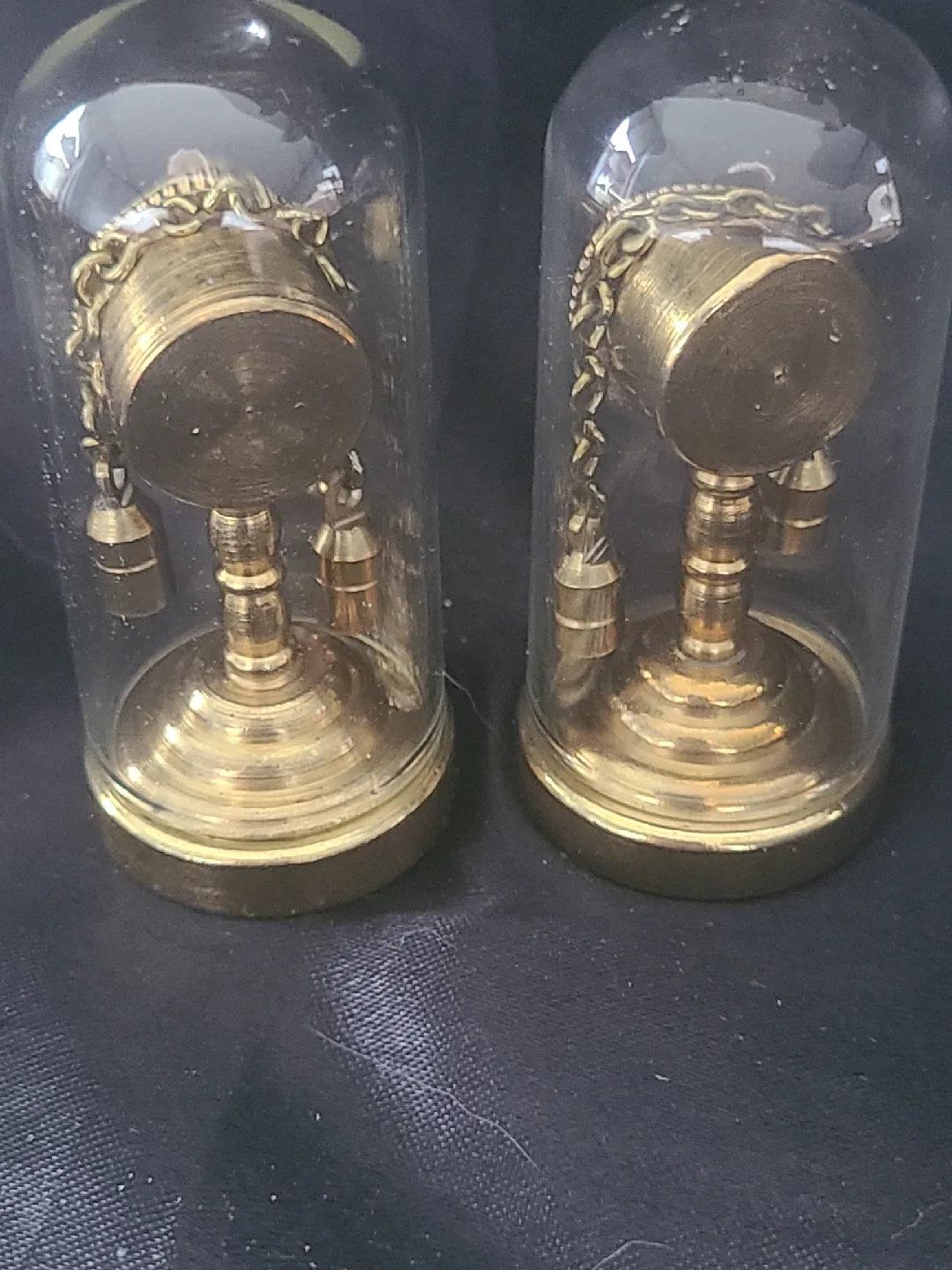Miniature Brass Clocks with Glass Top image indicator(2)