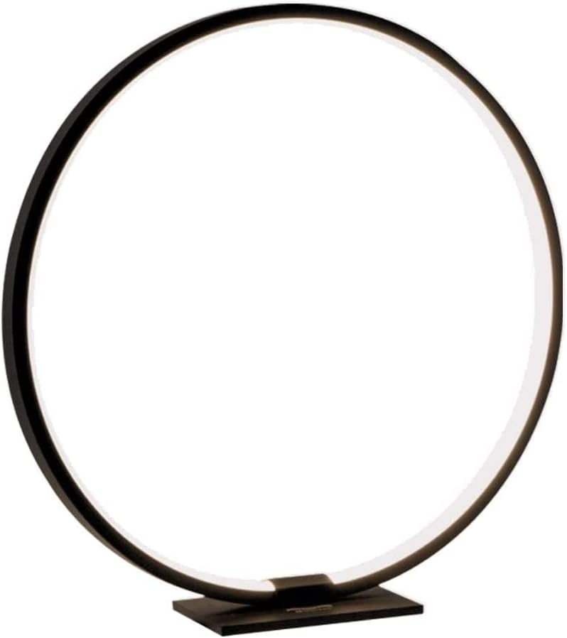 Modern Circle Table Lamp LED Warm Light Nightstand