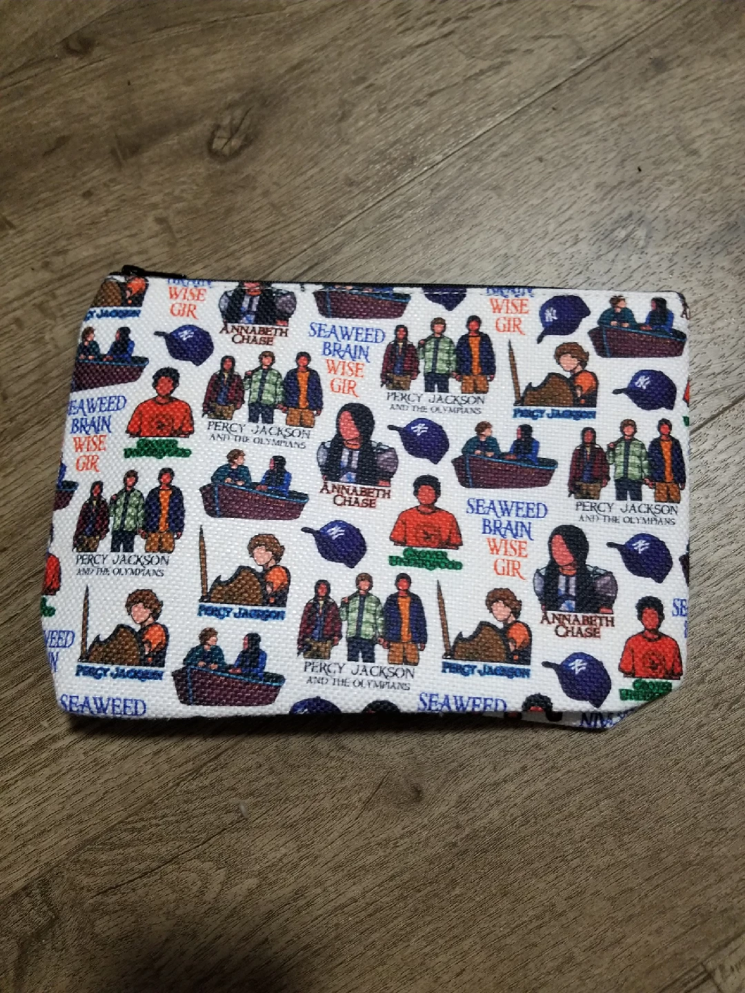 Percy Jackson Print Zipper Pouch