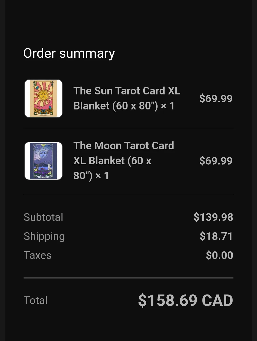 The Moon Tarot Card XL Blanket (60 x 80") image indicator(4)