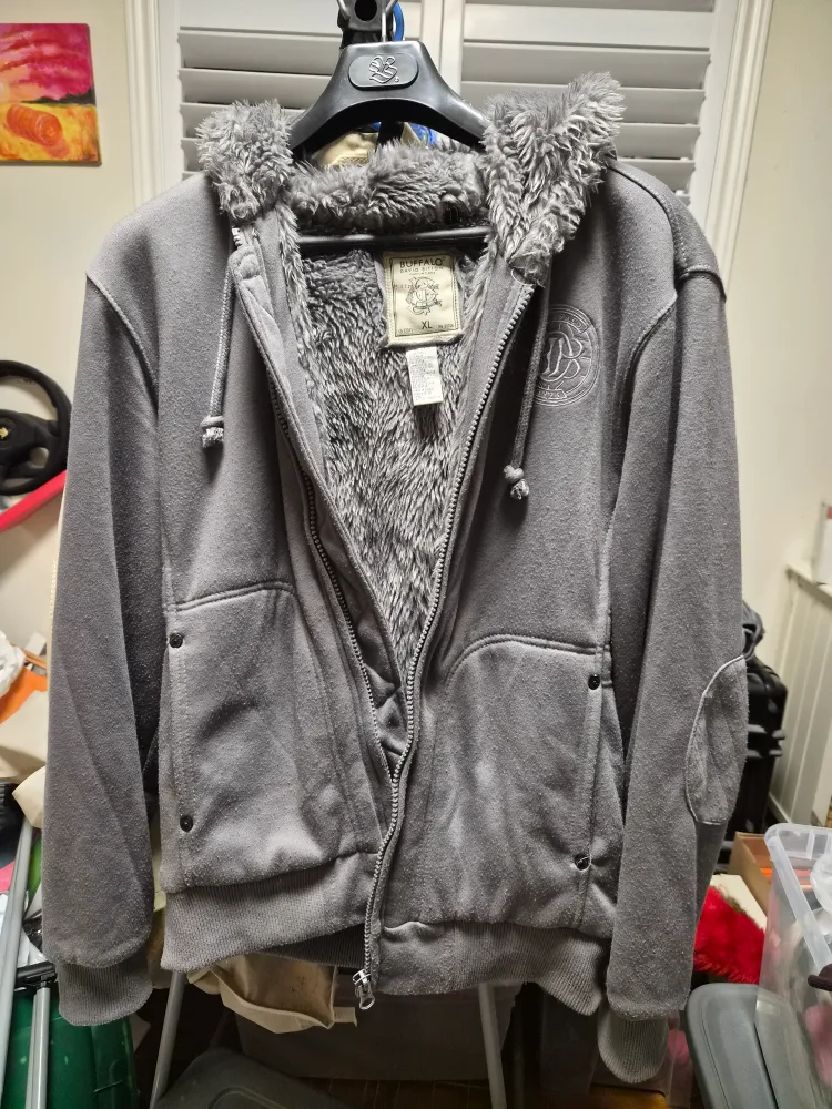 Buffalo David Bitton Grey XL Hoodie thumbnail