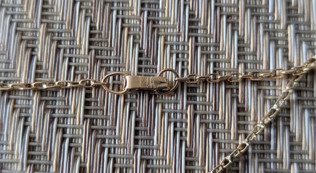 14K Solid Gold Chain Necklace – bluboho image indicator(3)