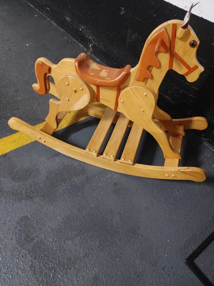 Wooden Rocking Horse image indicator(2)