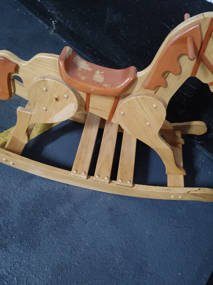 Wooden Rocking Horse image indicator(6)