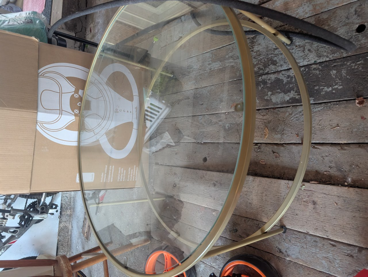 Ebern Designs Glass Top Coffee Table - photo 3