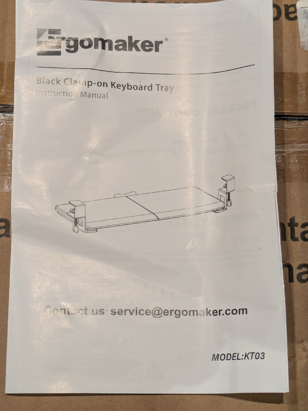 New gomaker table clamp-on keyboard tray - photo 2