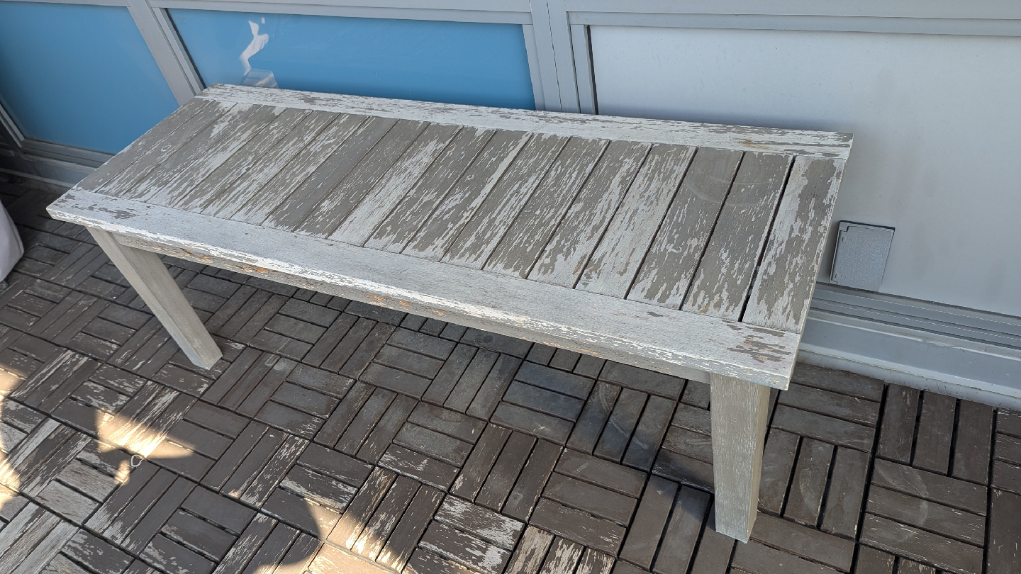 Pottery Barn Wood Bench - photo 3