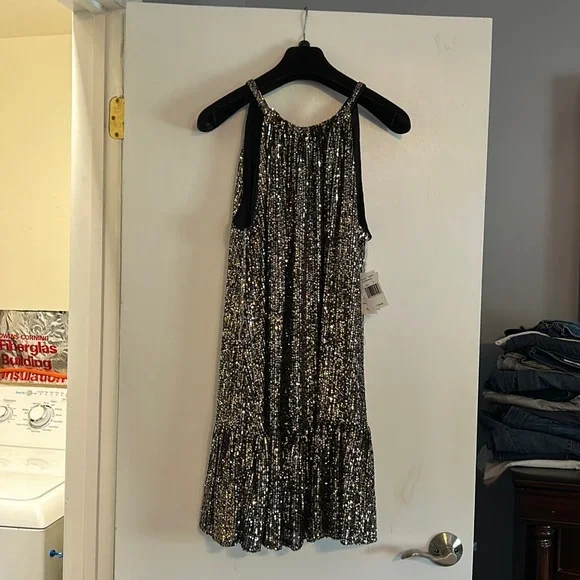 🌃 Mini Sequin dress for evening and party - photo 3
