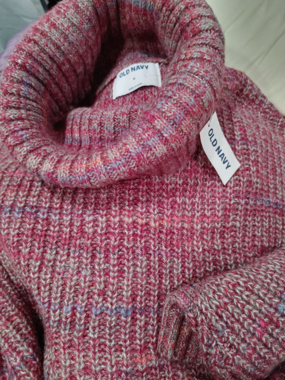 🧡BRAND NEW OLD NAVY CHUNKY TURTLENECK SWEATER WOMENS SIZE M