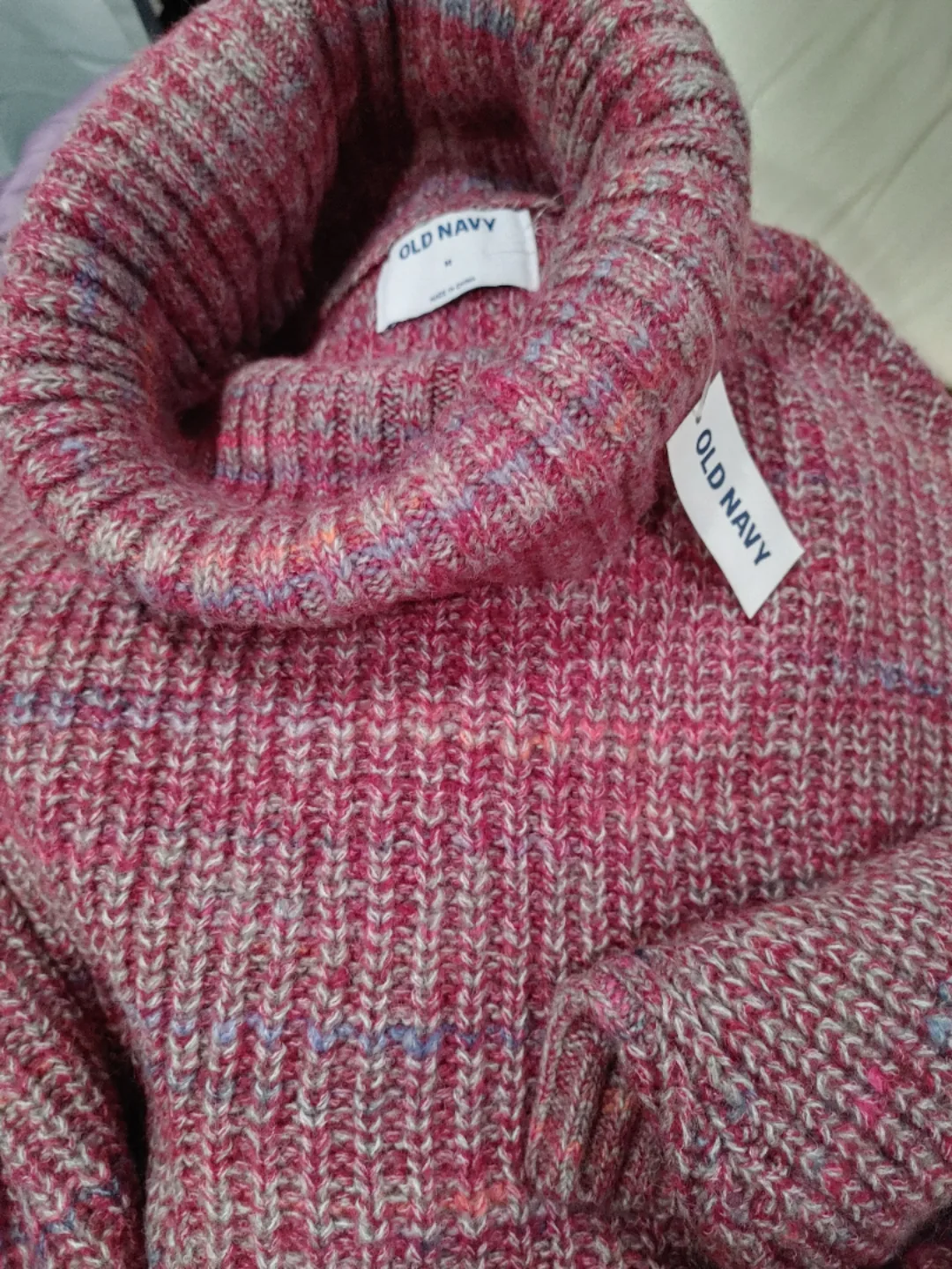 🧡BRAND NEW OLD NAVY CHUNKY TURTLENECK SWEATER WOMENS SIZE M thumbnail