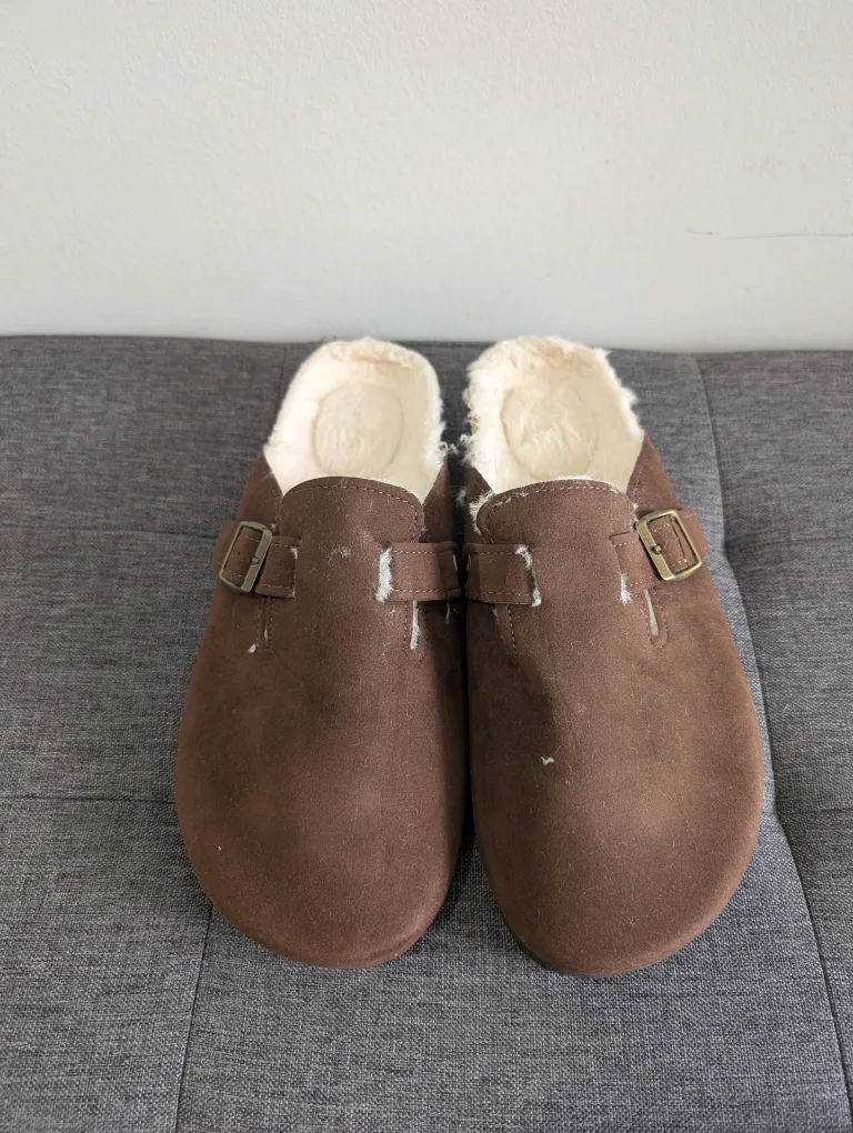 Brown & Beige Clogs - Size 42 image indicator(8)