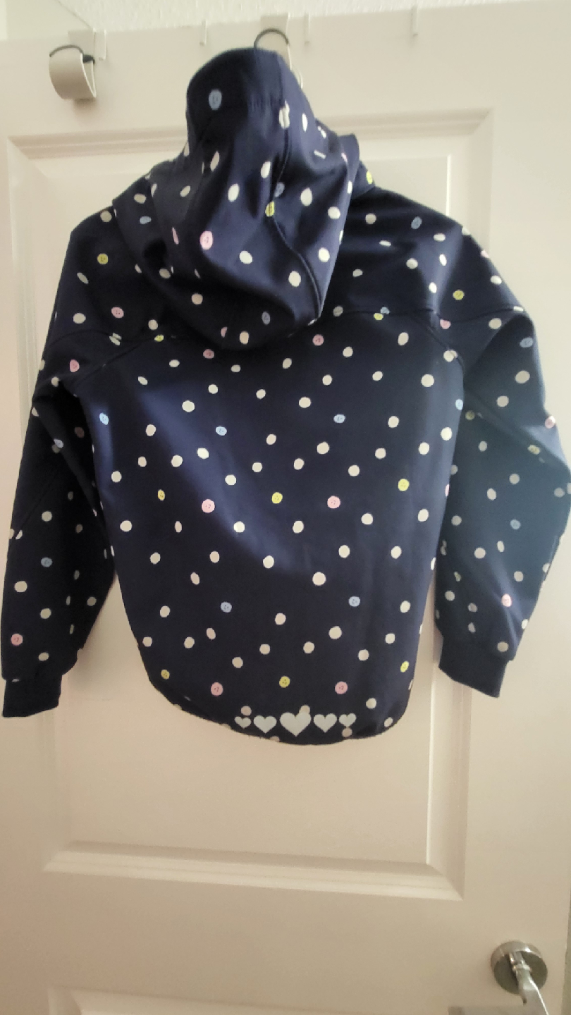 Polka Dot Rain Jacket for girl- H&M Size 9-10 - photo 3
