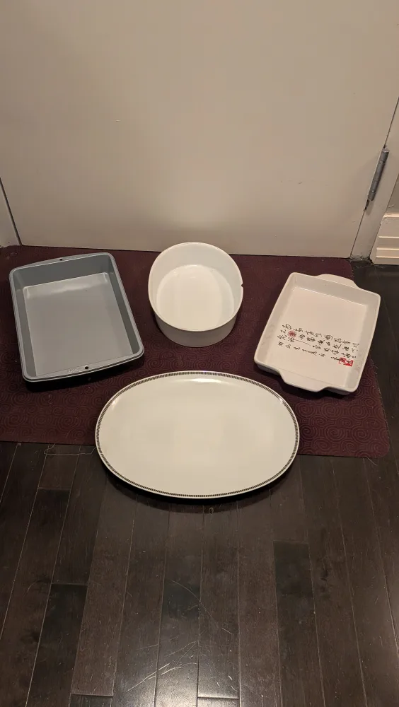 Baking/Serving Dishes - Four Various thumbnail