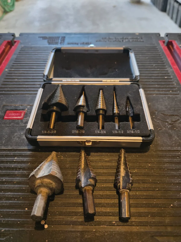 Step Drill Bit Set with Case thumbnail