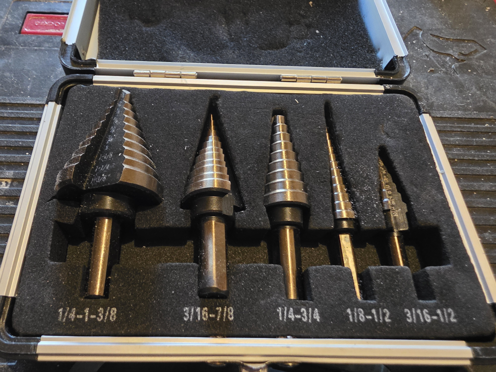 Step Drill Bit Set with Case - photo 2
