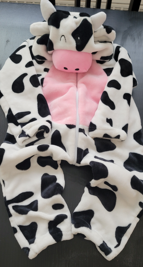 MICLHEY Cow Costume Onesie - Size 120 (30-36 Months) - photo 4