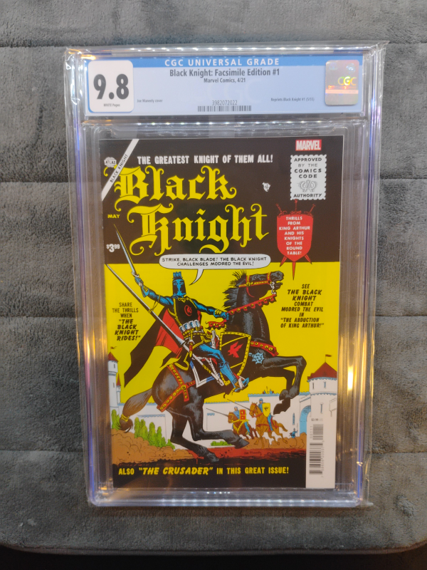 Black Knight: Facsimile Edition #1 - CGC 9.8