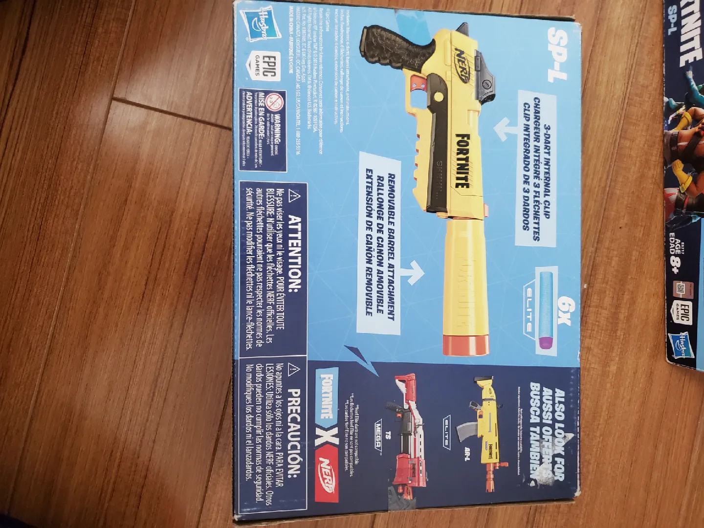 (New) Nerf Fortnite SP-L Dart Blaster x 2 image indicator(3)