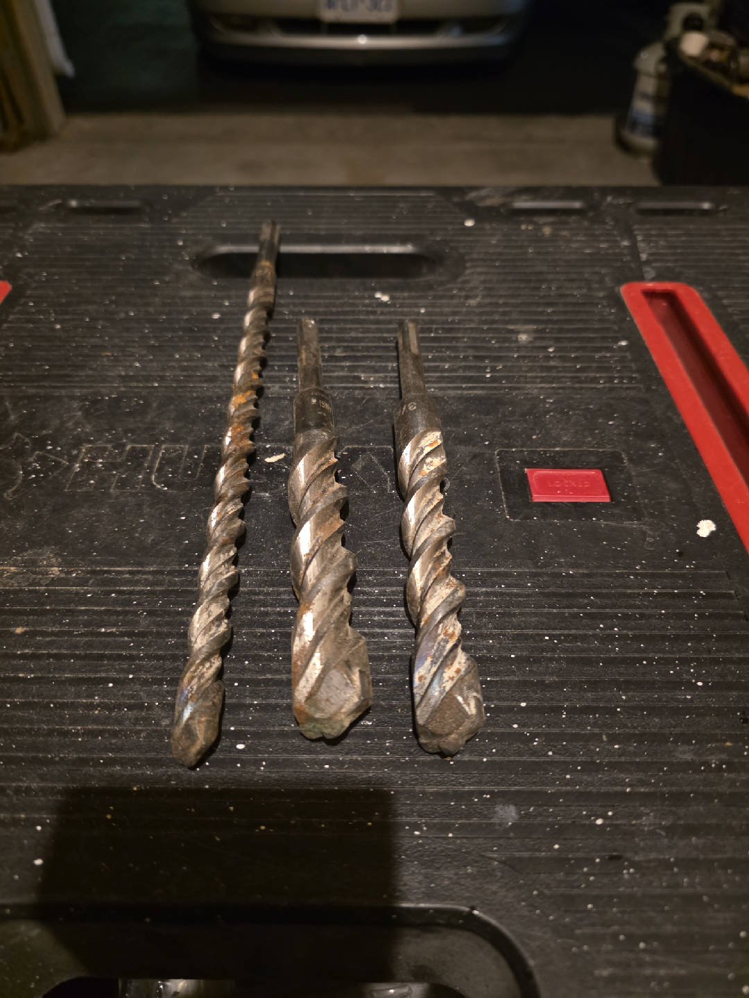 SDS Plus Drill Bits - 3/4, 7/8, 3/16 inch