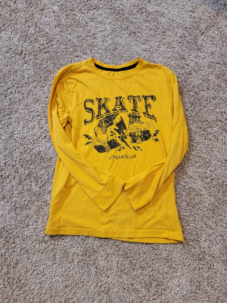Yellow SKATE Long Sleeve Shirt thumbnail