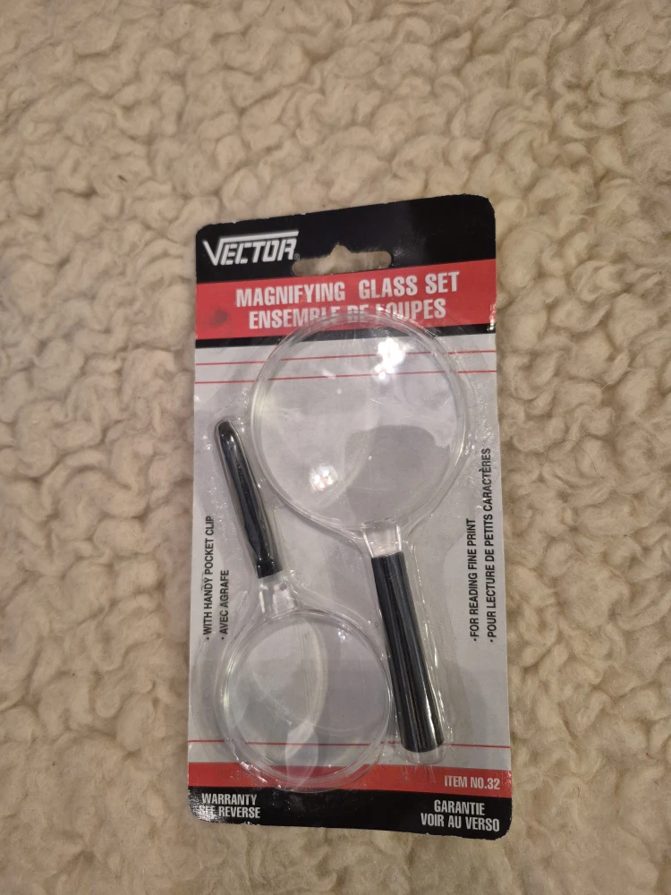 Vector Magnifying Glass Set - New in Package