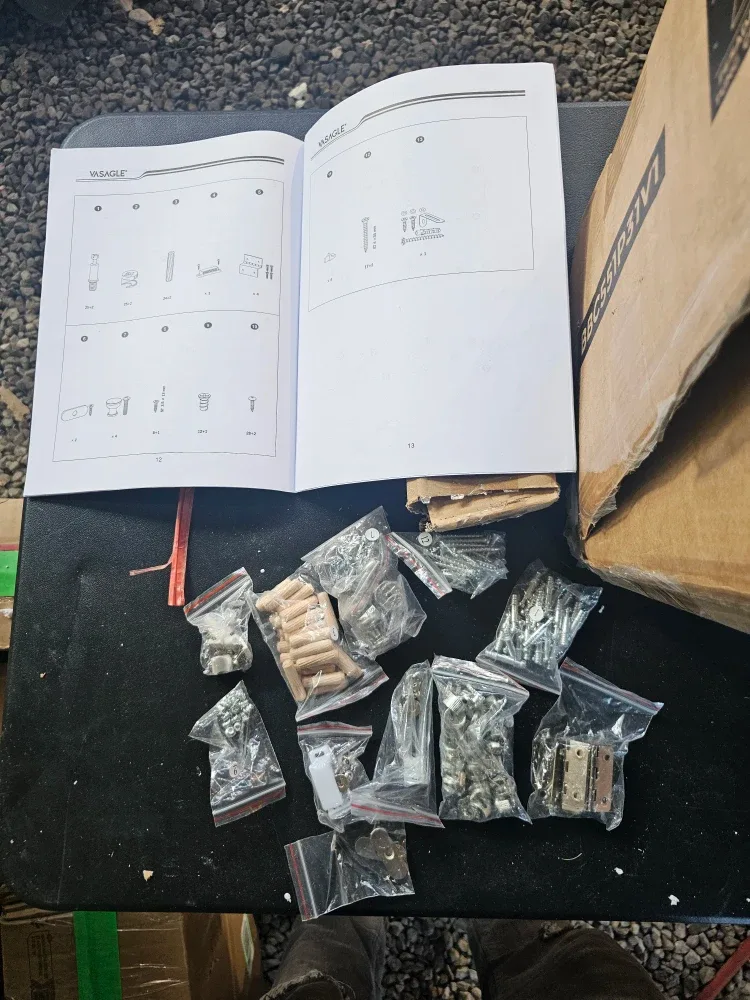 VASAGLE Bathroom Cabinet with Drawers, White image indicator(8)