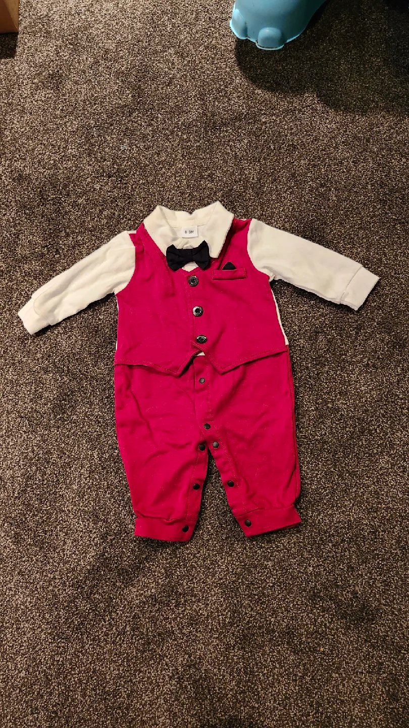 Baby Tuxedo Onesie - 0-3 Months thumbnail