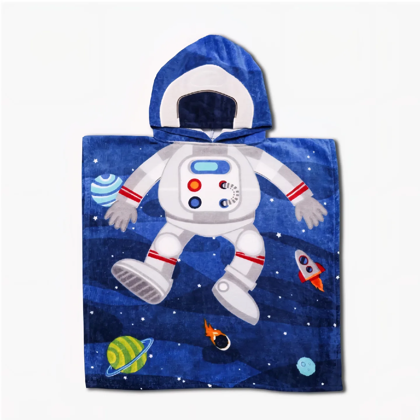 Astronaut Hooded Kids Towel