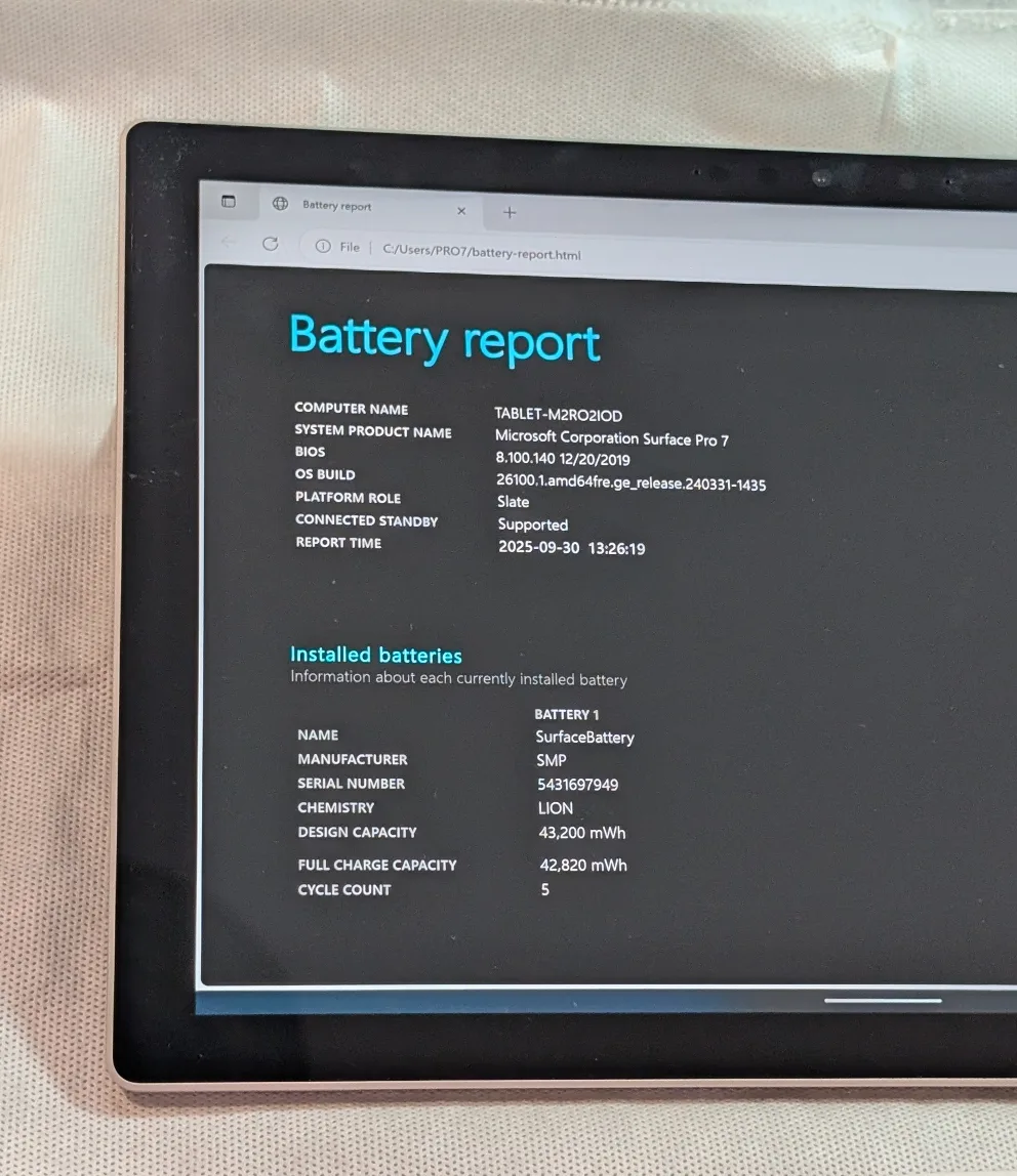 NEW CONDITION MICROSOFT SURFACE PRO 7  TABLET i5 8GB RAM image indicator(3)