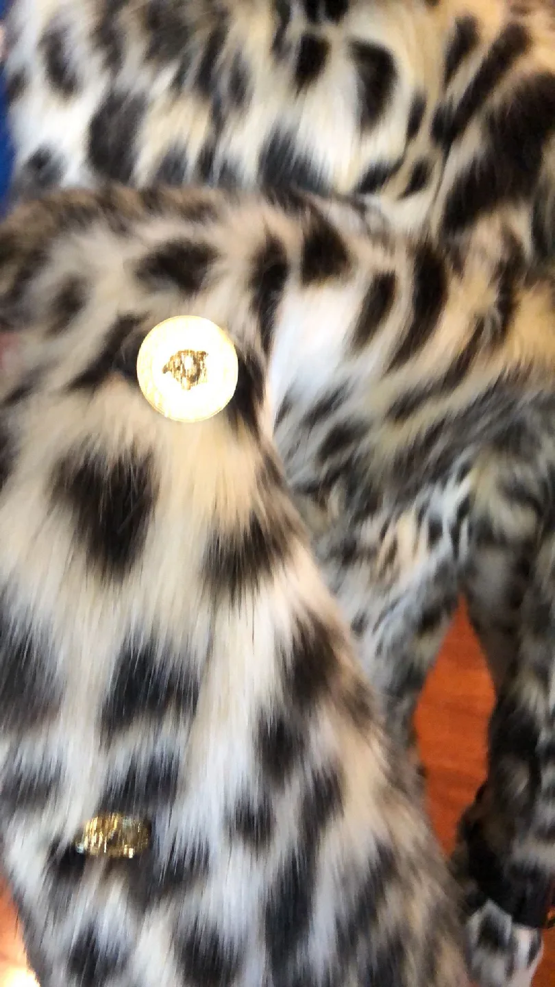 NEW Versace Leopard Print Coat image indicator(5)