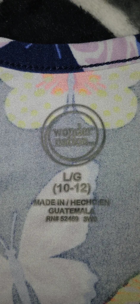 Wonder Nation Girls Butterfly Dress - Size L (10-12) image indicator(2)