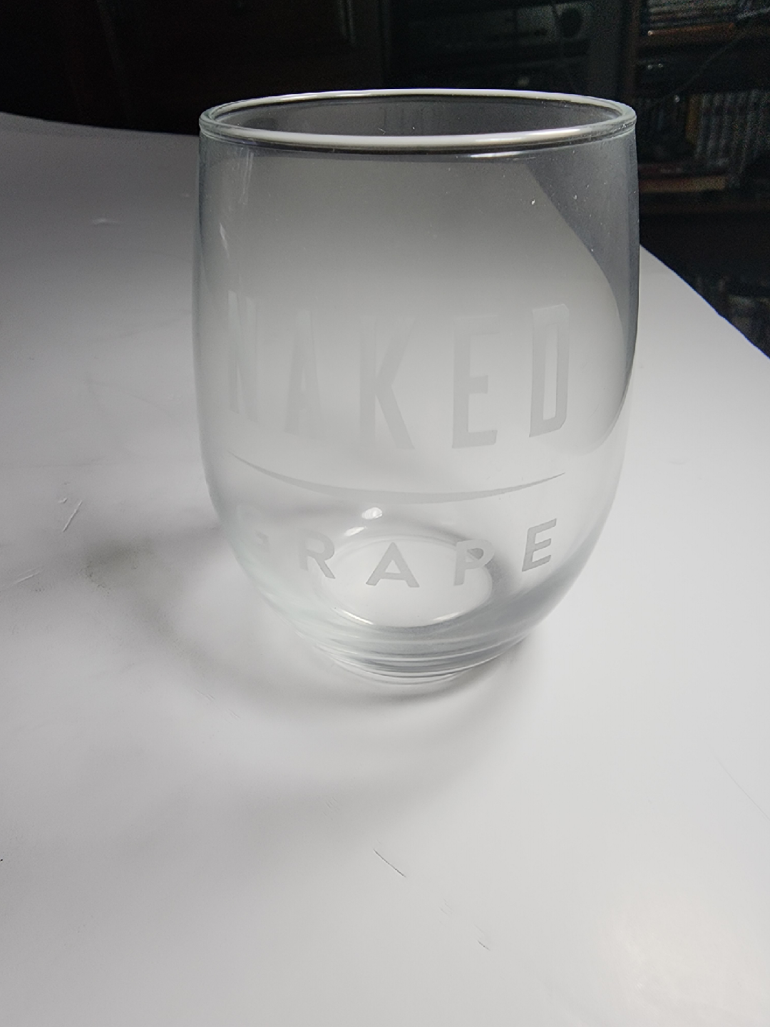 Naked Grape Stemless Wine Glass