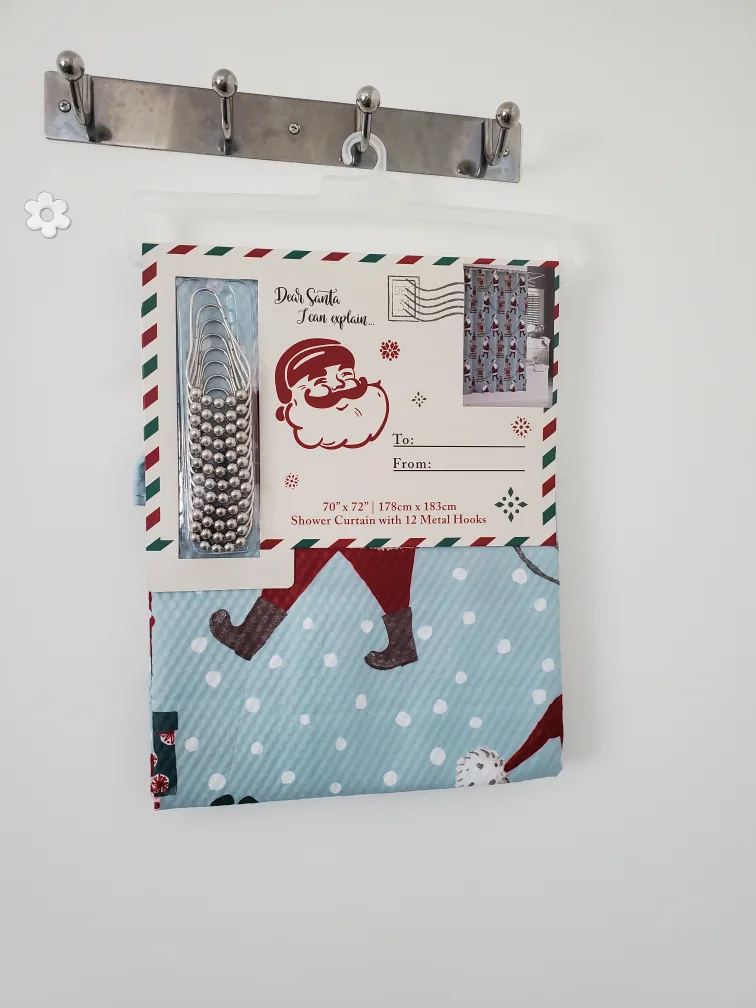 Dear Santa Shower Curtain - 70" x 72" thumbnail