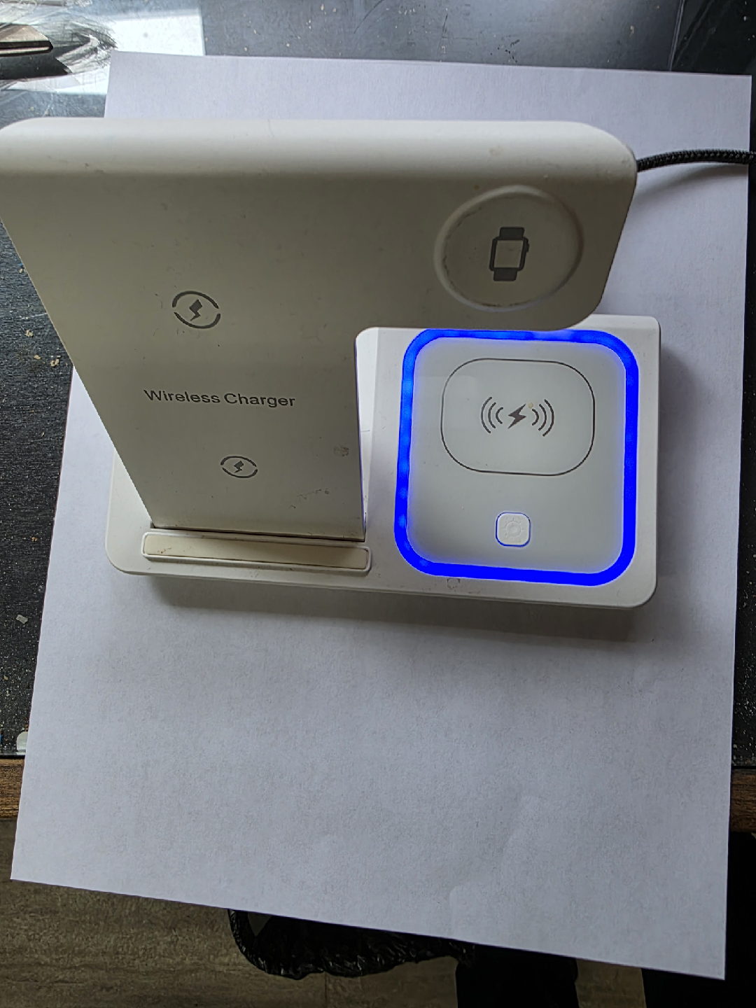 🥕 🥕 🥕 White Wireless Charging Station 🥕 🥕 🥕