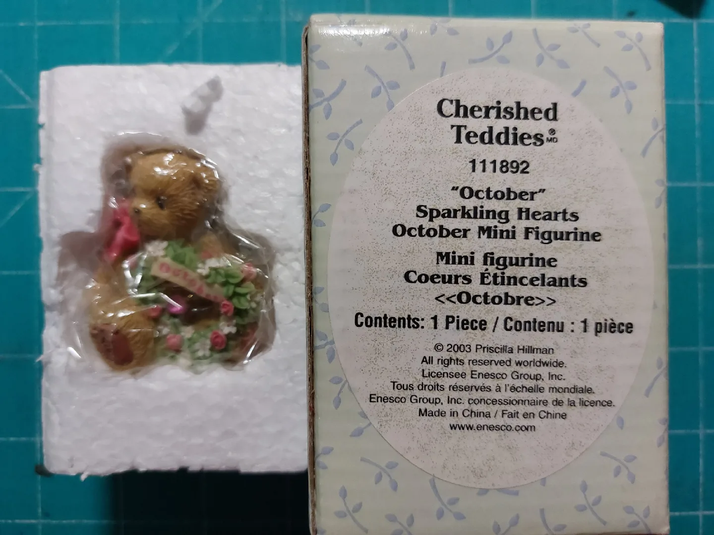 Cherished Teddies "October" Figurine - New in Box image indicator(3)